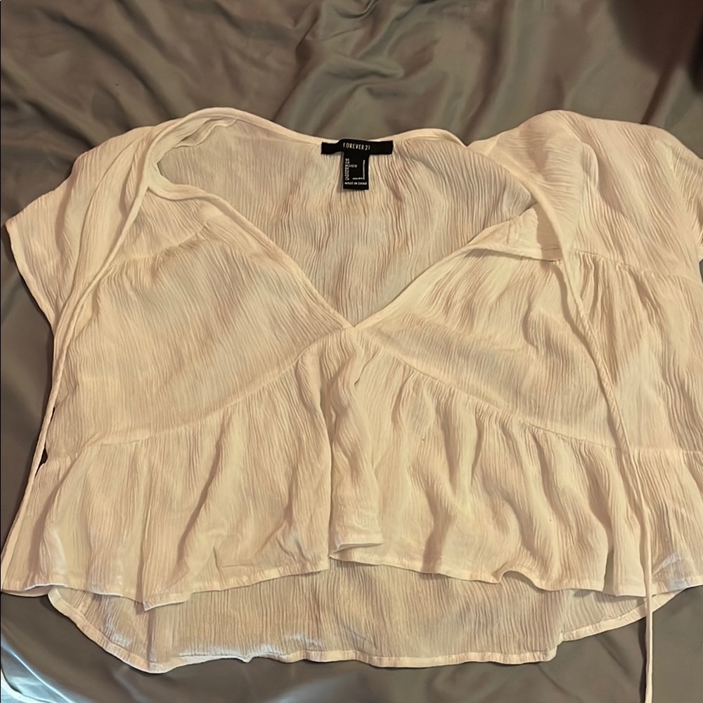 Forever 21 Women's White Top